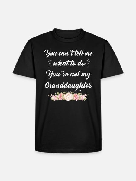 Pas ma petite-fille - T-shirt Premium bio Homme - noir