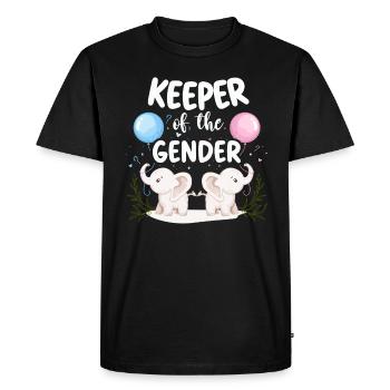 Gardien du genre - T-shirt Premium bio Homme - noir - Devant - Nico (187cm)