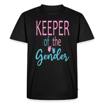 Gardien du genre - T-shirt Premium bio Homme - noir - Devant - Nico (187cm)