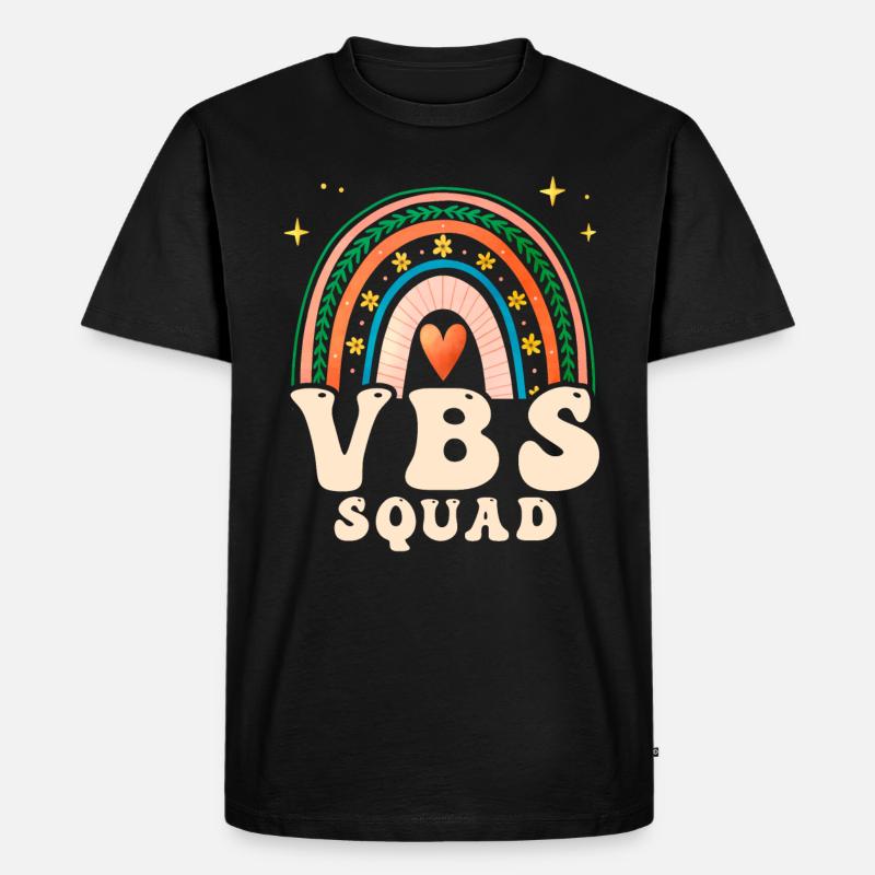 VBS Squad Bibel Shool - Männer Premium Bio T-Shirt - Schwarz