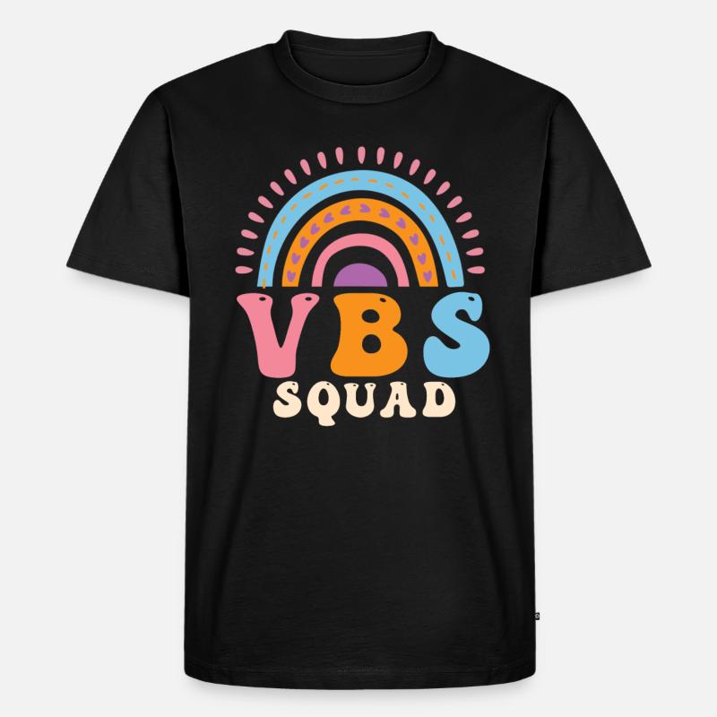 VBS Squad Bibel Shool - Männer Premium Bio T-Shirt - Schwarz