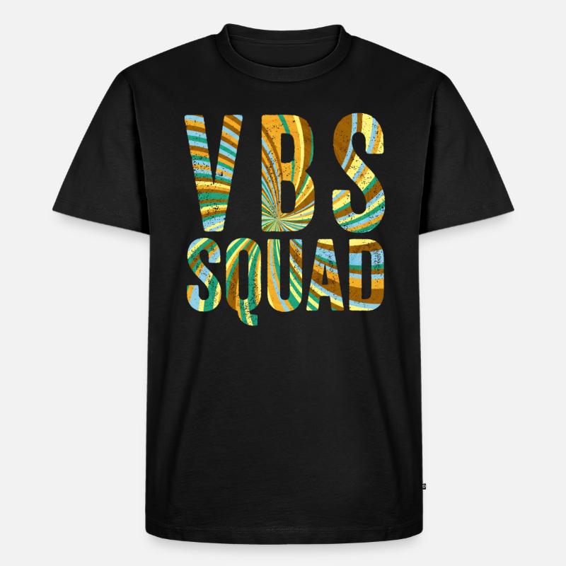 VBS Squad Bibel Shool - Männer Premium Bio T-Shirt - Schwarz
