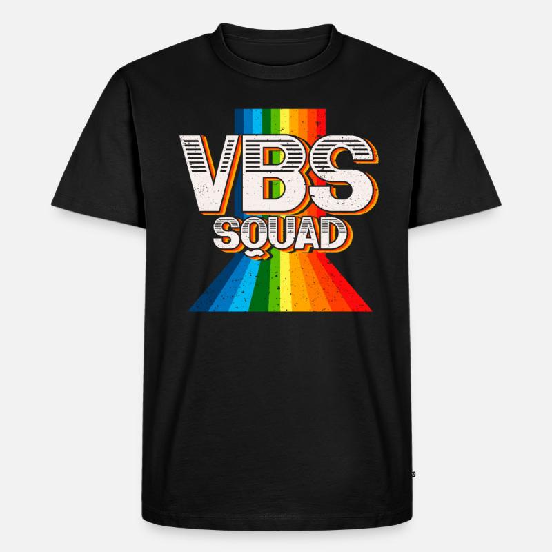 VBS Squad Bibel Shool - Männer Premium Bio T-Shirt - Schwarz