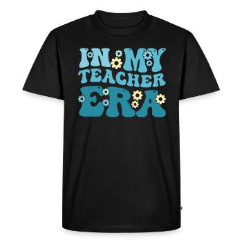 In My Teaching Era Teaching - Men's Premium Organic T-Shirt - black - Front - Nico (187cm)