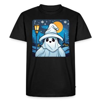 Cute little bogeyman - Men's Premium Organic T-Shirt - black - Front - Nico (187cm)