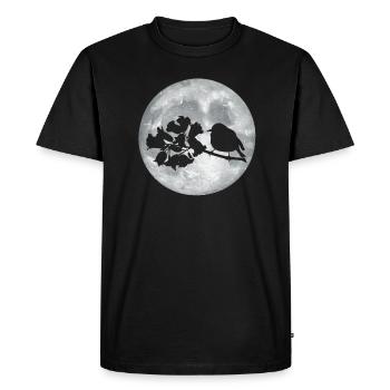 Bird Watching Birder Ornithologist Bird Lover - Men's Premium Organic T-Shirt - black - Front - Nico (187cm)