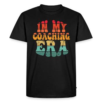 Coach Era Coaching Tees Personnel de l’équipe sportive - T-shirt Premium bio Homme - noir - Devant - Nico (187cm)