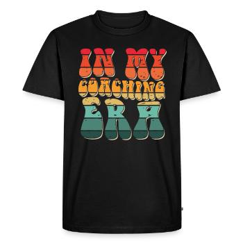 Coach Era Coaching Tees Personnel de l’équipe sportive - T-shirt Premium bio Homme - noir - Devant - Nico (187cm)