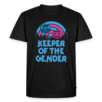 Gardien du genre - T-shirt Premium bio Homme - noir - Devant - Nico (187cm)