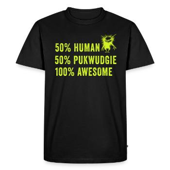 Pukwudgie Cryptide Mythes folkloriques - T-shirt Premium bio Homme - noir - Devant - Nico (187cm)