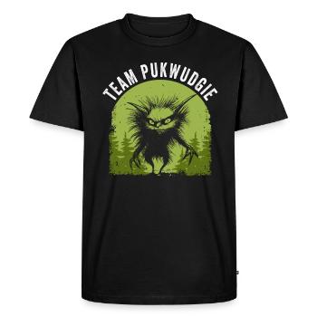 Pukwudgie Cryptide Mythes folkloriques - T-shirt Premium bio Homme - noir - Devant - Nico (187cm)