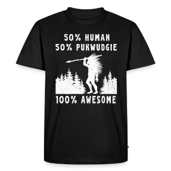 Pukwudgie Cryptide Mythes folkloriques - T-shirt Premium bio Homme - noir - Devant - Nico (187cm)