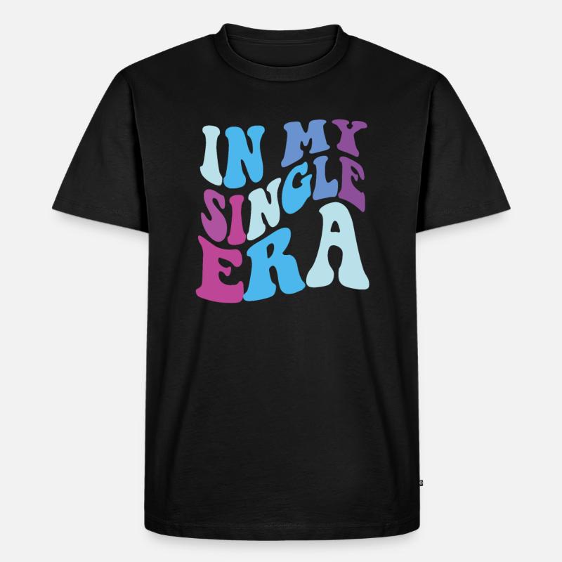 Lustiger Single-Liebeshumor: Der Perfekte - Männer Premium Bio T-Shirt - Schwarz