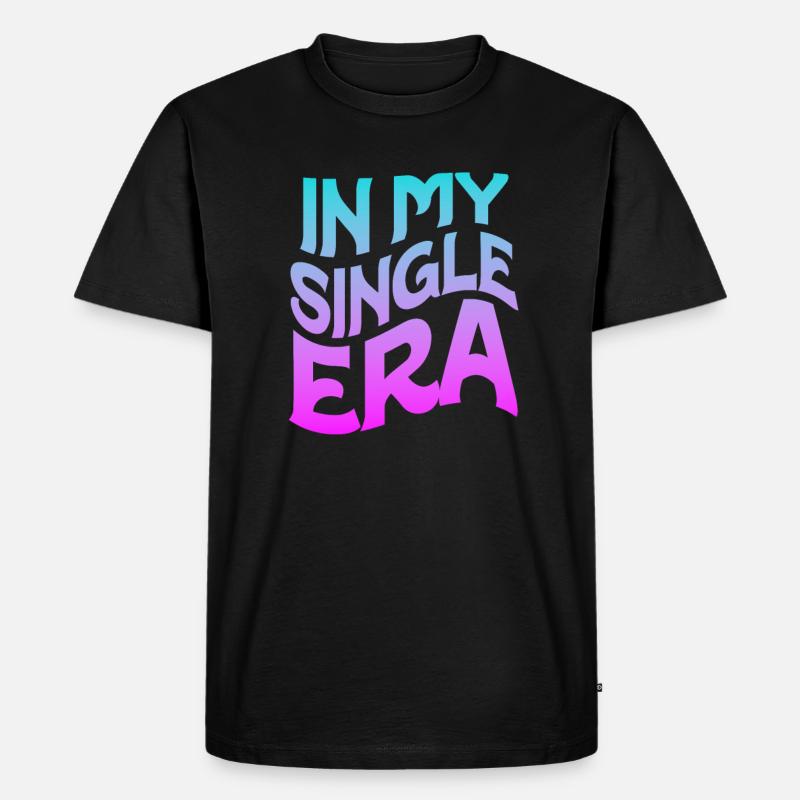 Lustiger Single-Liebeshumor: Der Perfekte - Männer Premium Bio T-Shirt - Schwarz