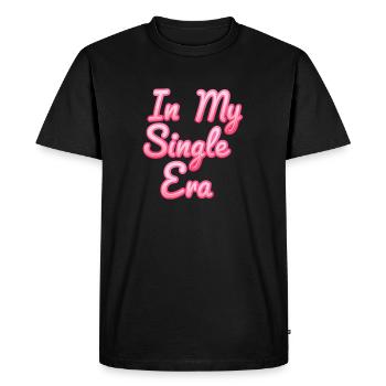 Humour drôle d’amour célibataire : le parfait - T-shirt Premium bio Homme - noir - Devant - Nico (187cm)