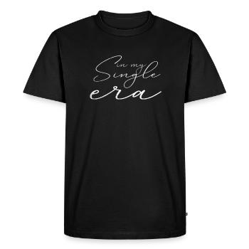 Humour drôle d’amour célibataire : le parfait - T-shirt Premium bio Homme - noir - Devant - Nico (187cm)