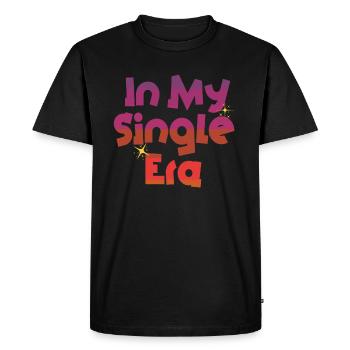 Humour drôle d’amour célibataire : le parfait - T-shirt Premium bio Homme - noir - Devant - Nico (187cm)