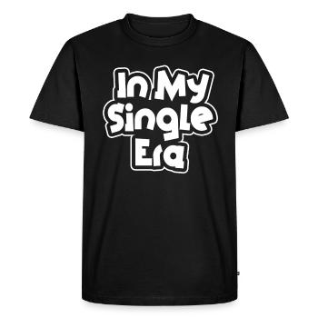 Humour drôle d’amour célibataire : le parfait - T-shirt Premium bio Homme - noir - Devant - Nico (187cm)