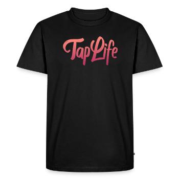 Sirop d’érable Tapper Hommes Femmes Automne - T-shirt Premium bio Homme - noir - Devant - Nico (187cm)
