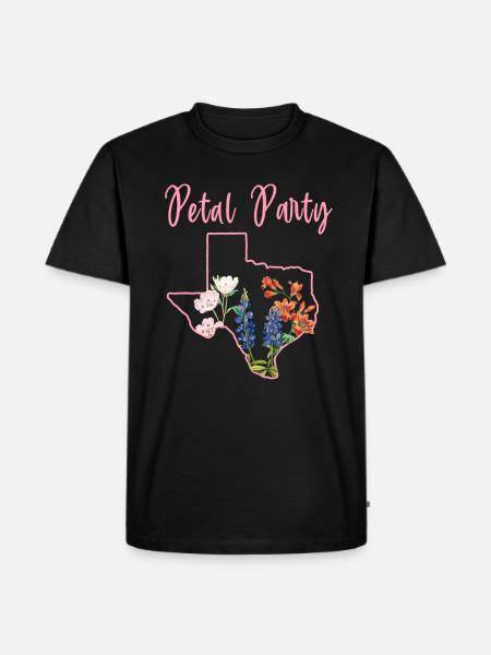 Wildflower Fields Wildflowers Bluebonnet - Men's Premium Organic T-Shirt - black