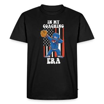 Proud Coach Apparel - Meilleur entraîneur d’équipe - T-shirt Premium bio Homme - noir - Devant - Nico (187cm)