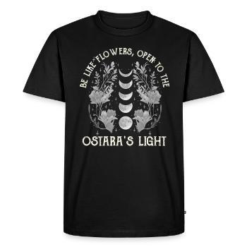 Ostara Witch Moon Eostre Printemps Oriental - T-shirt Premium bio Homme - noir - Devant - Nico (187cm)