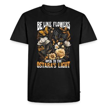 Ostara Witch Moon Eostre Spring Eastern - Men's Premium Organic T-Shirt - black - Front - Nico (187cm)