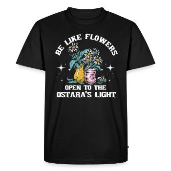 Ostara Witch Moon Eostre Spring Eastern - Men's Premium Organic T-Shirt - black - Front - Nico (187cm)