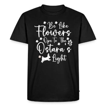 Ostara Witch Moon Eostre Spring Eastern - Men's Premium Organic T-Shirt - black - Front - Nico (187cm)