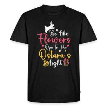 Ostara Witch Moon Eostre Printemps Oriental - T-shirt Premium bio Homme - noir - Devant - Nico (187cm)