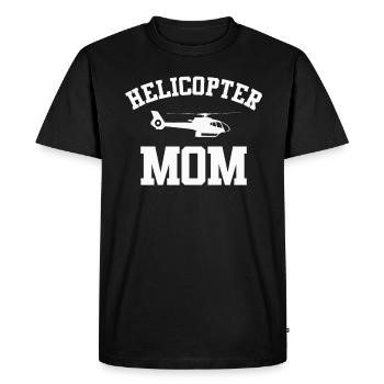 Helicopter Parents Funny Helicopter Mom - Men's Premium Organic T-Shirt - black - Front - Nico (187cm)