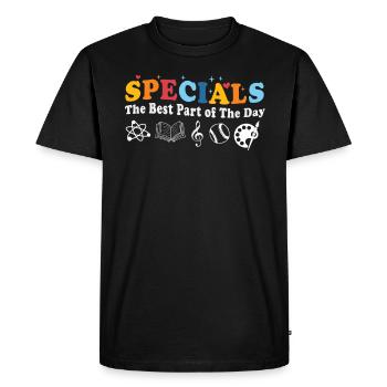 Specials The Best Part Of The Day - Men's Premium Organic T-Shirt - black - Front - Nico (187cm)
