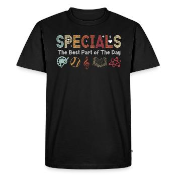 Specials The Best Part Of The Day - Men's Premium Organic T-Shirt - black - Front - Nico (187cm)
