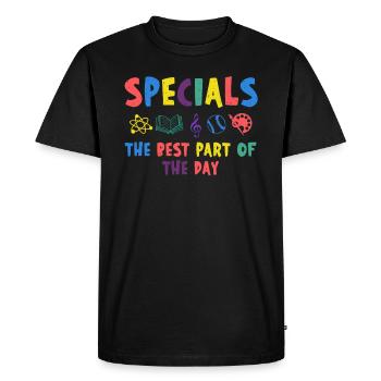Specials The Best Part Of The Day - Men's Premium Organic T-Shirt - black - Front - Nico (187cm)