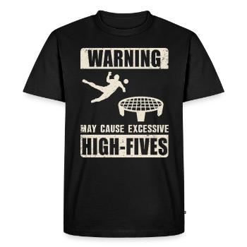 Spike Ball Spikeball Roundnet - T-shirt Premium bio Homme - noir - Devant - Nico (187cm)
