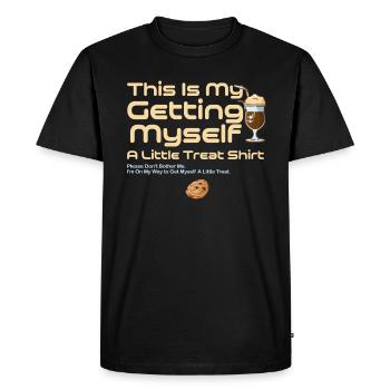 Dessert crémeux au sundae Ne me dérangez pas - T-shirt Premium bio Homme - noir - Devant - Nico (187cm)