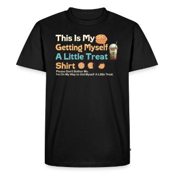 Creamy Sundae Dessert Don't Bother Me - Men's Premium Organic T-Shirt - black - Front - Nico (187cm)