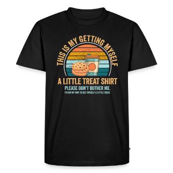 Creamy Sundae Dessert Don't Bother Me - Men's Premium Organic T-Shirt - black - Front - Nico (187cm)