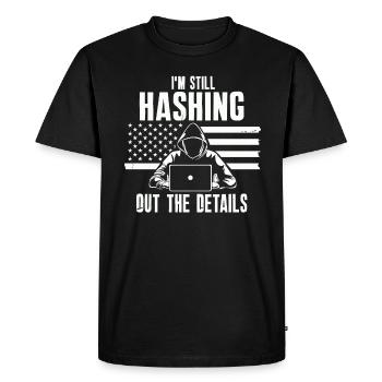 Ethical Hacker Cybersecurity Expertise - Men's Premium Organic T-Shirt - black - Front - Nico (187cm)