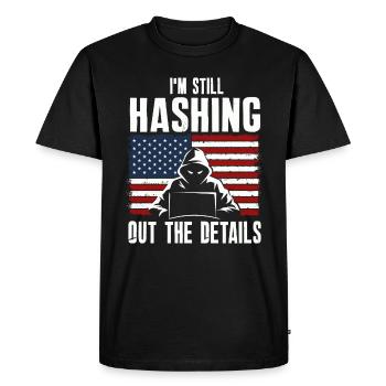 Ethical Hacker Cybersecurity Expertise - Men's Premium Organic T-Shirt - black - Front - Nico (187cm)