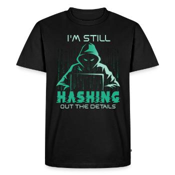 Ethical Hacker Cybersecurity Expertise - Men's Premium Organic T-Shirt - black - Front - Nico (187cm)