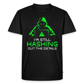 Ethical Hacker Cybersecurity Expertise - Men's Premium Organic T-Shirt - black - Front - Nico (187cm)