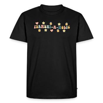 Ferment-A-Holic Kombucha Lover Fun - Men's Premium Organic T-Shirt - black - Front - Nico (187cm)