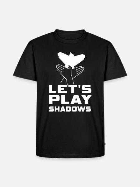 Let's Play Shadows Shadow Puppetry - Men's Premium Organic T-Shirt - black