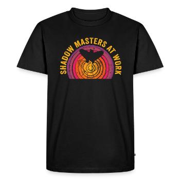 Spectacles de marionnettes Shadow Masters At Work - T-shirt Premium bio Homme - noir - Devant - Nico (187cm)