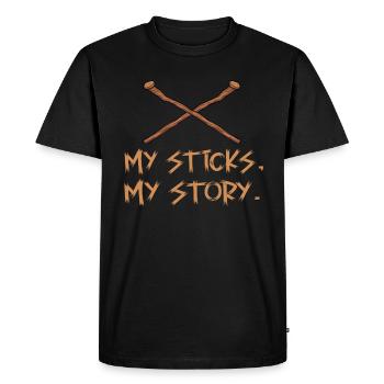 Arnis Eskrima Kali Filipino Martial - Men's Premium Organic T-Shirt - black - Front - Nico (187cm)