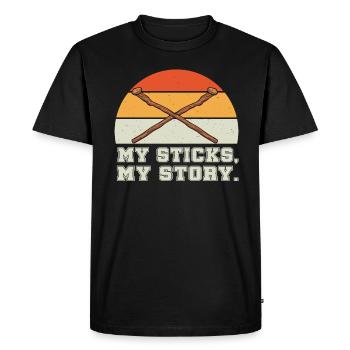 Arnis Eskrima Kali Filipino Martial - Men's Premium Organic T-Shirt - black - Front - Nico (187cm)