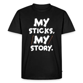 Arnis Eskrima Kali Filipino Martial - Men's Premium Organic T-Shirt - black - Front - Nico (187cm)