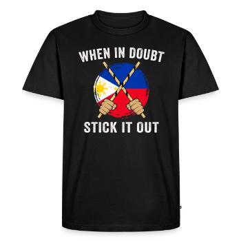 Arnis Eskrima Kali Filipino FMA - T-shirt Premium bio Homme - noir - Devant - Nico (187cm)
