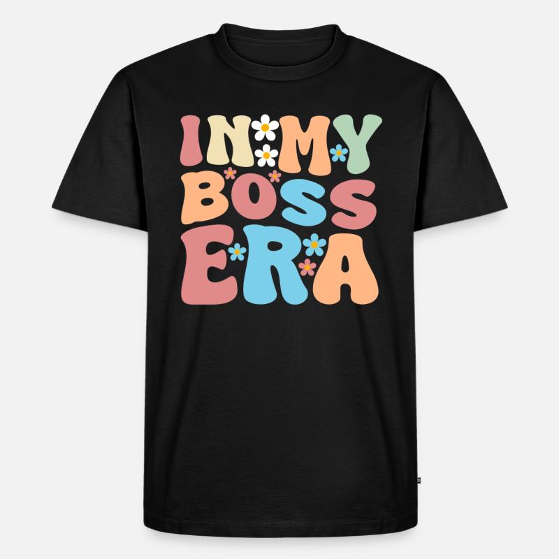 Bossy Supervisor Sarkasmus Büro - Männer Premium Bio T-Shirt - Schwarz